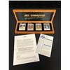 Image 2 : Joe DiMaggio Yankees Autographed Signature Series Porcelain 4 Card Set w/ Box & COA