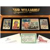 Image 3 : Ted Williams Red Sox Autographed Signature Series Porcelain 4 Card Set w/ Box & COA