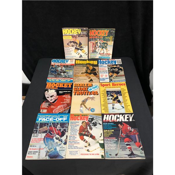 ASSORTED HOCKEY MAGAZINE LOT