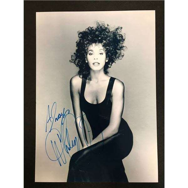 WHITNEY HOUSTON SIGNED 8X10 PHOTO (RA COA)