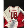 Image 1 : TREVOR LINDEN SIGNED TEAM CANADA HOCKEY JERSEY