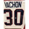 Image 2 : ROGATIEN VACHON SIGNED CUSTOM FRAMED HOCKEY JERSEY w/ DPI SPORTS HOLO