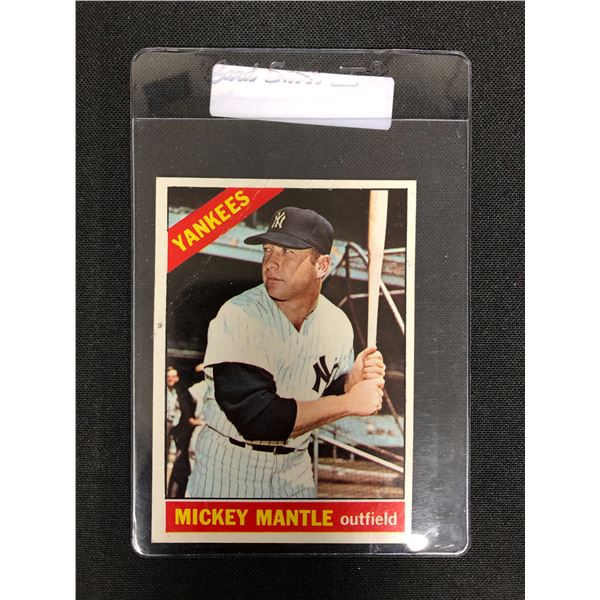 1966 Topps #50 Mickey Mantle
