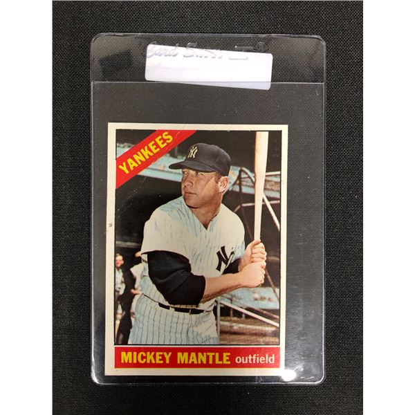 1966 Topps #50 Mickey Mantle