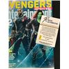 Image 2 : THE AVENGERS ANTHONY MACKIE, ZOE SALDENA  SIGNED MAGAZINE COVER (RA COA)