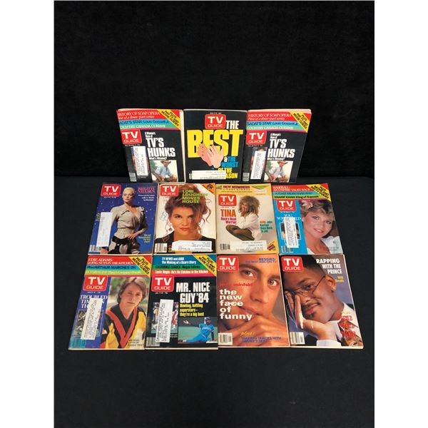 VINTAGE TV GUIDE LOT