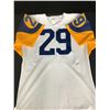 Image 3 : ERIC DICKERSON SIGNED LA RAMS FOOTBALL JERSEY TRI STAR COA