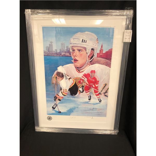 LTD. EDITION PAVEL BURE SIGNED RUSSIAN ROCKET PRINT (77/110)