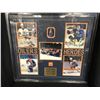 Image 1 : OILERS HEROES LARGE MULTI SIGNED DISPLAY (GRETZKY, FUHY, KURRI, COFFEY) DGL COA