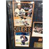 Image 2 : OILERS HEROES LARGE MULTI SIGNED DISPLAY (GRETZKY, FUHY, KURRI, COFFEY) DGL COA