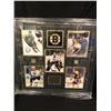 Image 1 : BRUINS HEROES MULTI SIGNED DISPLAY (NEELY, BOURQUE, BUCYK, CHEEVERS, ESPOSITO) 26 X 30