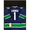 Image 1 : ROBERTO LUONGO SIGNED CANUCKS REEBOK HOCKEY JERSEY PRO AM COA