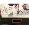 Image 2 : SIDNEY CROSBY SIGNED GOLDEN GOAL 24 X 30 FRAMED DISPLAY (TOUCHSTONE COA)