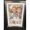 Image 1 : LTD. EDITION BOBBY AND BRETT HULL DUAL SIGNED PRINT 20 X 30 (1413/1609) DGL COA