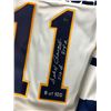 Image 2 : LIMITED EDITION GILBERT PERREAULT SIGNED SABRES JERSEY w/ CSI HOLO (8 of 100)