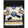 Image 3 : LIMITED EDITION GILBERT PERREAULT SIGNED SABRES JERSEY w/ CSI HOLO (8 of 100)