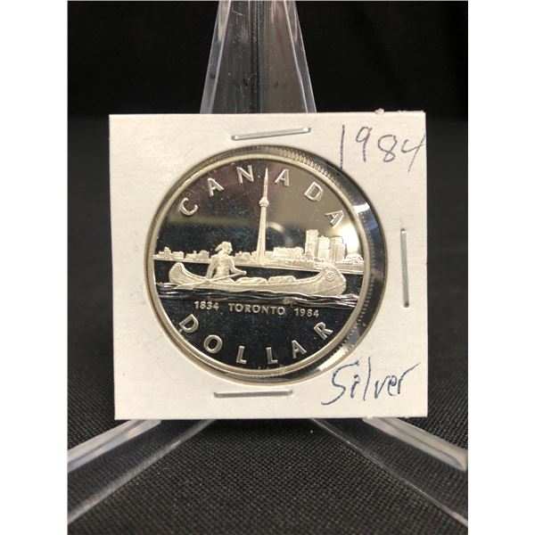 1984 CANADA SILVER DOLLAR