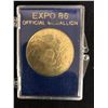 Image 1 : EXPO 86 OFFICIAL MEDALLIAN