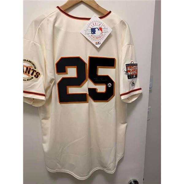 BARRY BONDS SIGNED GIANTS ALL-STAR JERSEY BARRY BONDS COA