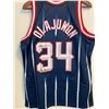 Image 1 : Hakeem Olajuwon Signed Rockets Jersey (Fanatics Holo)