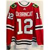 Image 1 : ALEX DeBRINCAT SIGNED BLACKHAWKSADIDAS PROJERSEY (FANATICS HOLO)