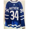 Image 1 : AUSTON MATTHEWS SIGNED MAPLE LEAFS ADIDAS PRO JERSEY (FANATICS HOLO)