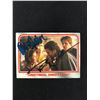 Image 1 : CARRIE FISHER AND BILLY D WILLIAMS SIGNED STAR WARS TRADING CARD (RA COA)