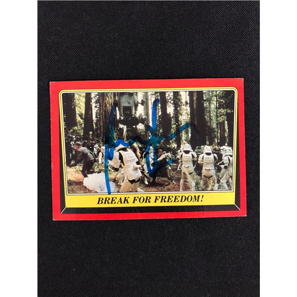 HARRISON FORD SIGNED STAR WARS TRADING CARD (RA COA)