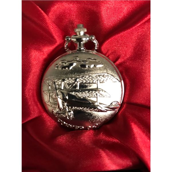  BRAND NEW HUNTER POCKET WATCH w/ GIFT BOX