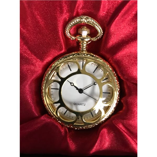  BRAND NEW HUNTER POCKET WATCH w/ GIFT BOX