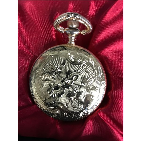  BRAND NEW HUNTER POCKET WATCH w/ GIFT BOX