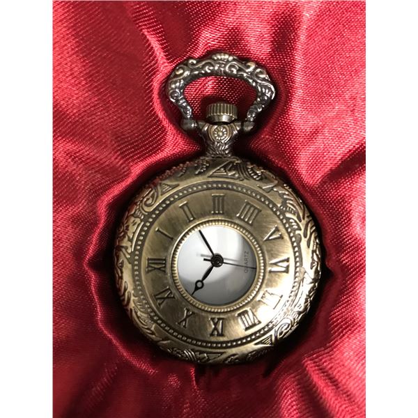  BRAND NEW HUNTER POCKET WATCH w/ GIFT BOX