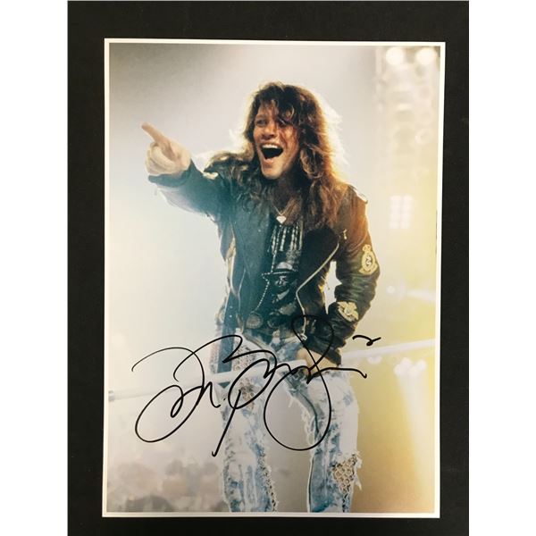 JON BON JOVI SIGNED 8X10 PHOTO (RA COA)