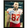 Image 1 : TRAVIS KELCE SIGNED 8X10 PHOTO (RA COA)