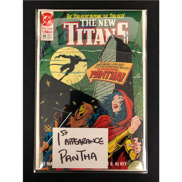 THE NEW TEEN TITANS #74 (DC COMICS)