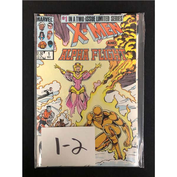 X-MEN and Alpha Flight #1-2 in a Two Issue Limited Series! (MARVEL COMICS)