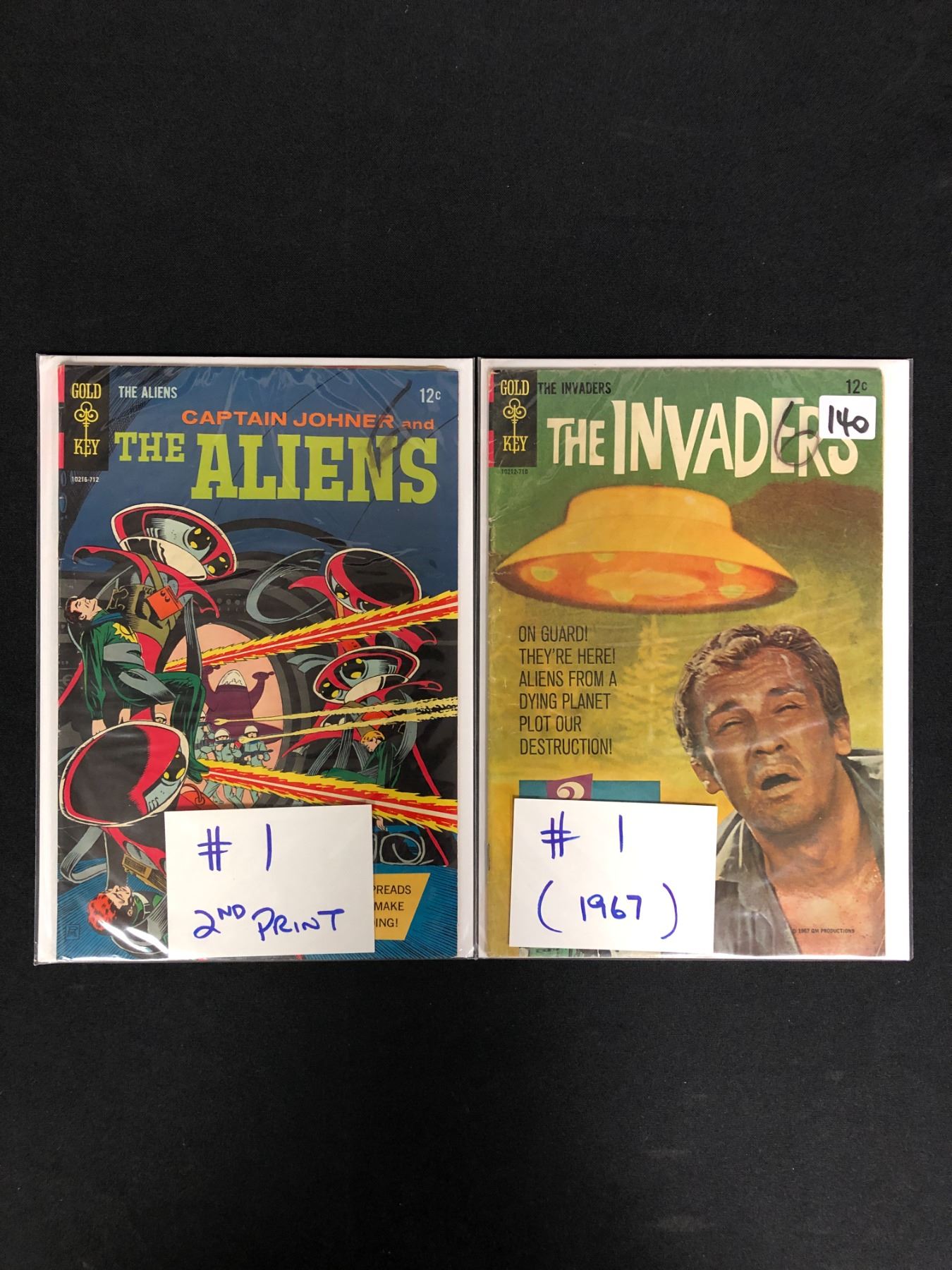 THE ALIENS #1/ THE INVADERS #1 (GOLD KEY COMICS)