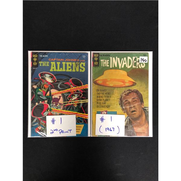 THE ALIENS #1/ THE INVADERS #1 (GOLD KEY COMICS)