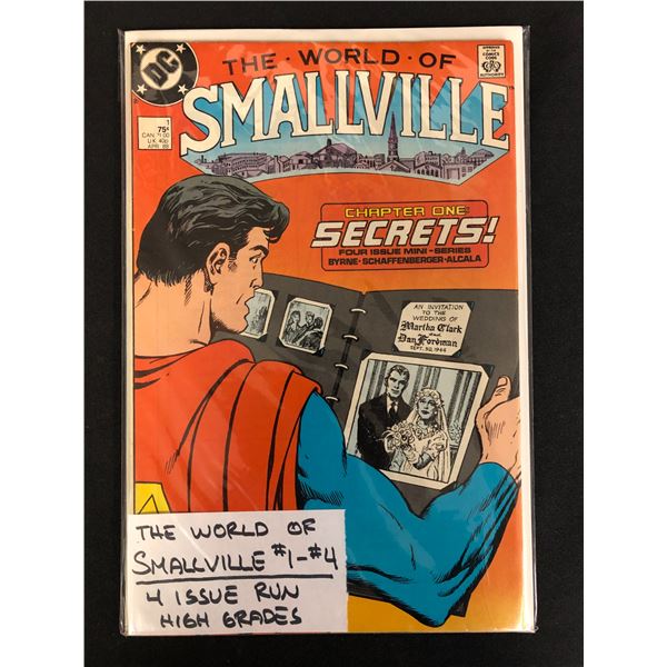 The World of SMALLVILLE #1-4 (DC COMICS) 4 Issue Run!