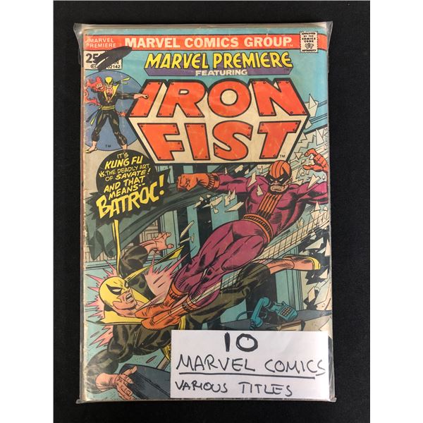 10 MARVEL COMICS (VARIOUS TITLES)