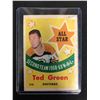 Image 1 : 1969 O-Pee-Chee #218 Ted Green - All-Star