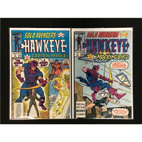 SOLO AVENGERS #1-2 (MARVEL COMIICS)