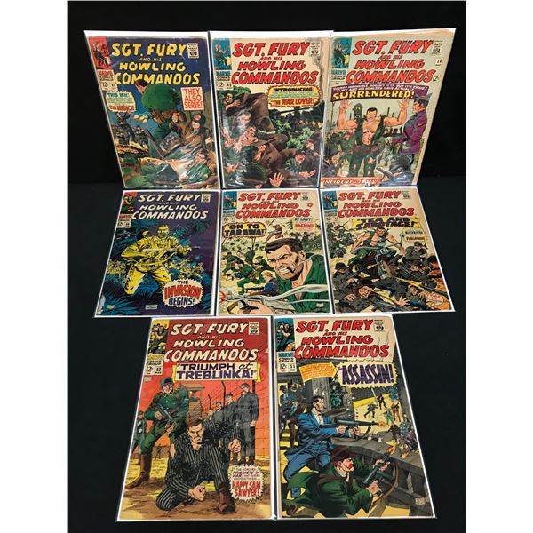 SGT. FURY And His HOWLING COMMANDOS COMIC BOOK LOT (MARVEL COMICS)