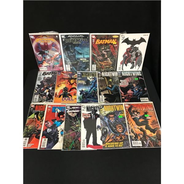 ASSORTED BATMAN/ NIGHTWING COMIC BOOK LOT (DC COMICS)