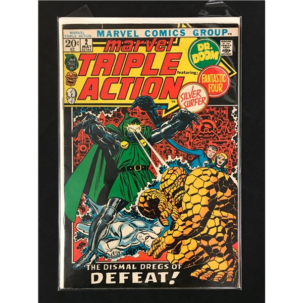 MARVEL TRIPLE ACTION #2 Featuring DR. DOOM/ FANTASTIC FOUR/ SILVER SURFER (MARVEL COMICS)