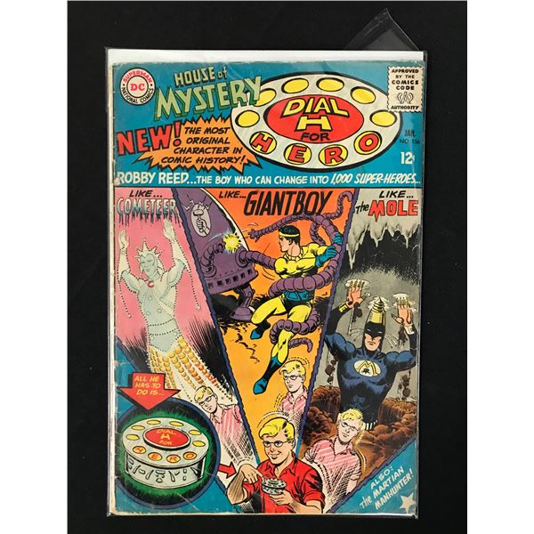 HOUSE OF MYSTERY Dial H for Hero #156 (DC COMICS)