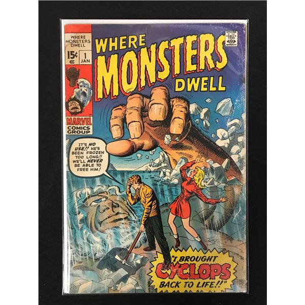 WHERE MONSTERS DWELL #1 (MARVEL COMICS)