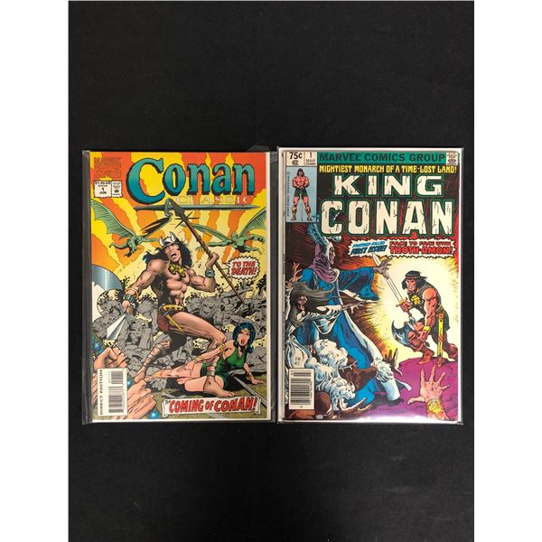 CONAN CLASSIC #1/ KING CONAN #1 (MARVEL COMICS)