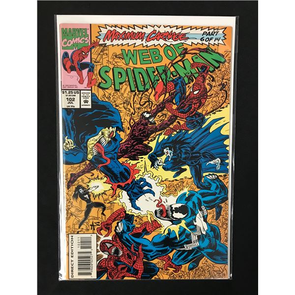 THE WEB OF SPIDER-MAN #379 (MARVEL COMICS) MAXIMUM CARNAGE Part 6 of 14