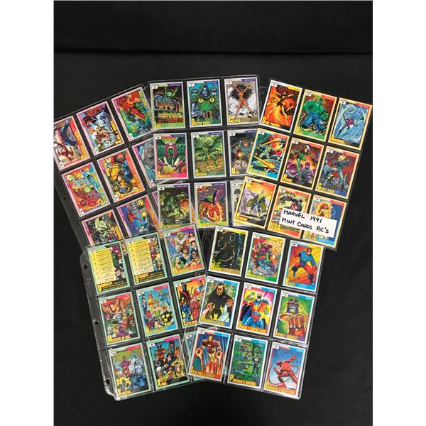 1991 MARVEL COLLECTOR CARD LOT (RCs...)